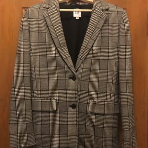 Plaid Boyfriend Blazer